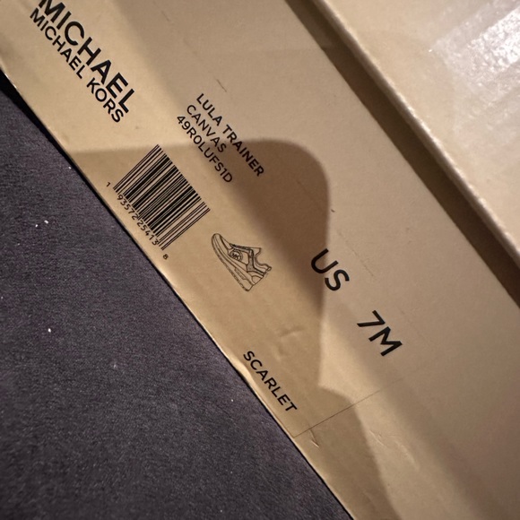 Red & Brown MK Sneakers - Picture 3 of 7